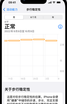 南漳iPhone手机维修如何在iPhone开启'步行稳定性通知'